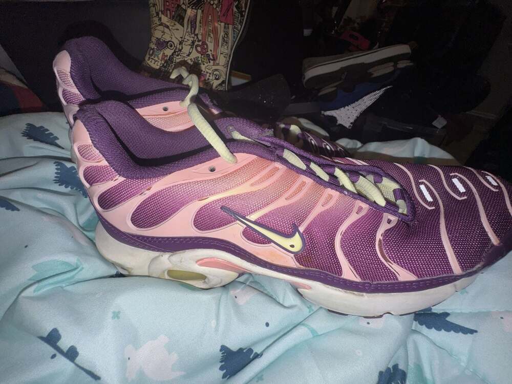 Nike Air Max Plus TN Tuned GS Lucky Charms Sneakers - Pink Tint/Citron Tint